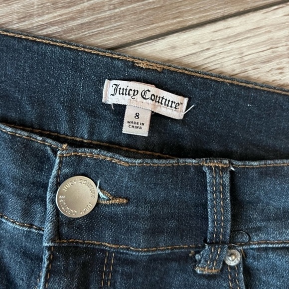 Stylish Distressed Blue Jeans for Women by Juicy Coutures. Women’s sized 8 - Picture 3 of 4